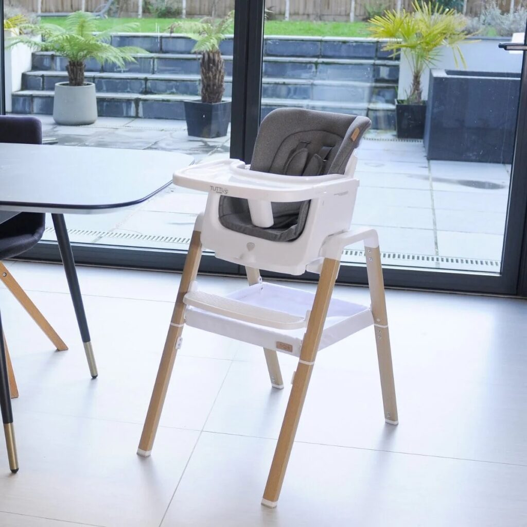 Tutti Bambini NOVA bērnu barošanas krēsls 7in1 krāsa White/Oak