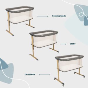 Tutti Bambini ZiZee gultiņa krāsa Oak Charcoal