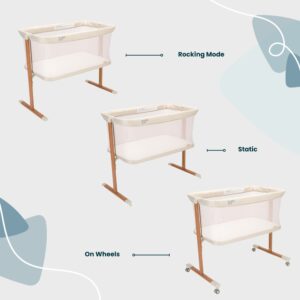 Tutti Bambini ZiZee gultiņa krāsa Scandinavian Walnut / Ecru