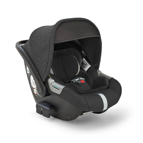 Autokreslini.lv | Darwin Infant 40-75cm Recline autokrēsliņš mazuļiem ar regulējamu slīpumu krāsa Upper Black bilde #1