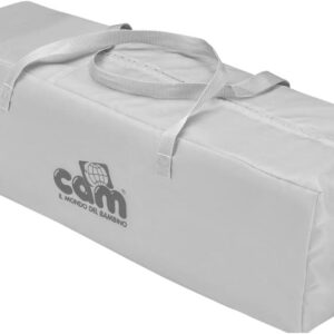 CAM TRAVEL COT PLAYHOUSE ceļojumu gultiņa, rotaļu manēža krāsa Grey (2 līmeņi)