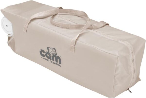 Autokreslini.lv | TRAVEL COT PLAYHOUSE ceļojumu gultiņa, rotaļu manēža krāsa Beige (2 līmeņi) bilde #7