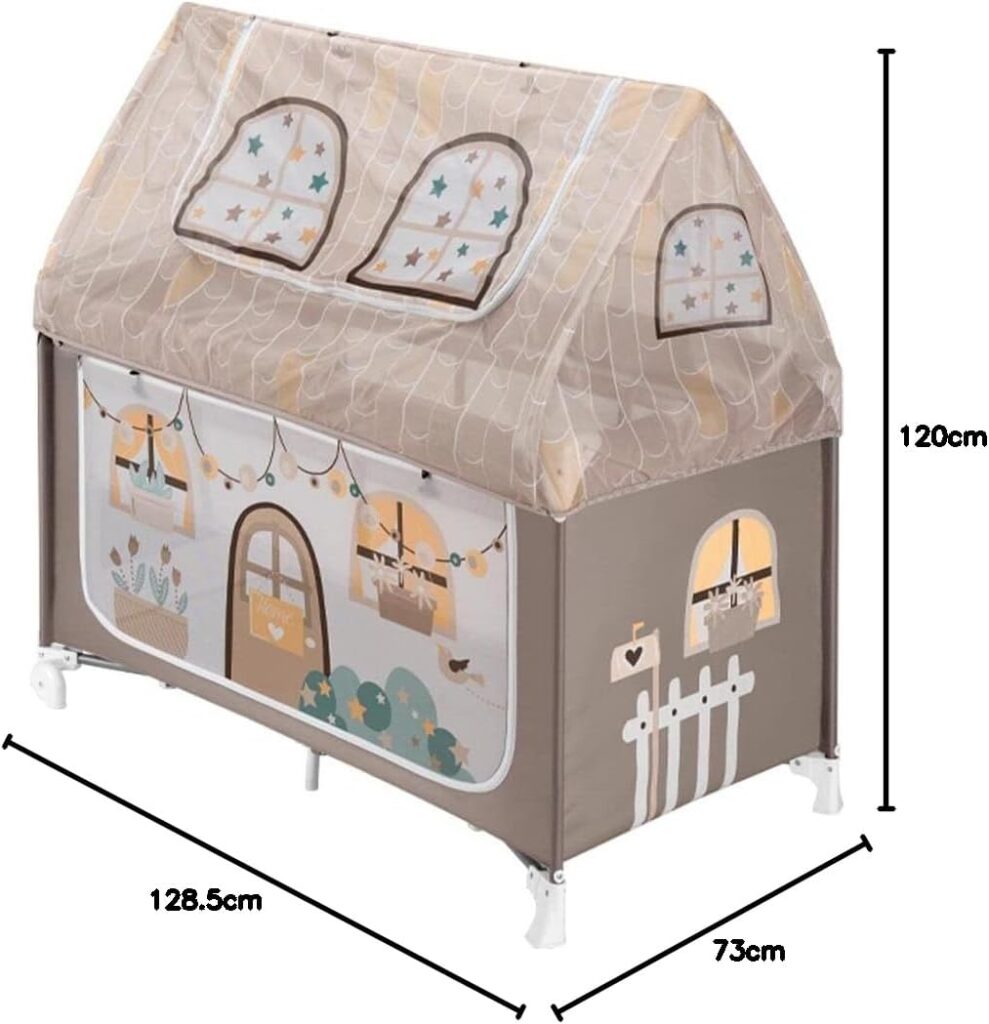 CAM TRAVEL COT PLAYHOUSE ceļojumu gultiņa, rotaļu manēža