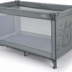 CAM Pisolino ceļojumu gultiņa bērniem krāsa 265 Grey (2 līmeņi)