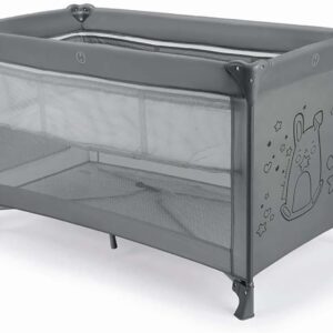 CAM Pisolino ceļojumu gultiņa bērniem krāsa 265 Grey (2 līmeņi)