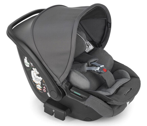 Autokreslini.lv | Darwin Infant 40-75cm Recline autokrēsliņš mazuļiem ar regulējamu slīpumu krāsa Canyon Grey bilde #13