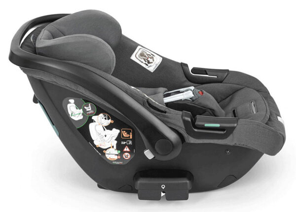 Autokreslini.lv | Darwin Infant 40-75cm Recline autokrēsliņš mazuļiem ar regulējamu slīpumu krāsa Canyon Grey bilde #9