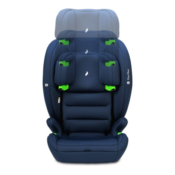 Autokreslini.lv | Flux Plus i-Size autokrēsliņš 76-150cm krāsa Navy Melange bilde #23