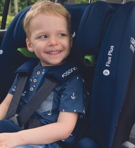 Osann Flux Plus i-Size autokrēsliņš 76-150cm krāsa Navy Melange
