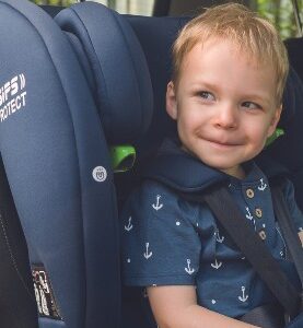 Osann Flux Plus i-Size autokrēsliņš 76-150cm krāsa Navy Melange