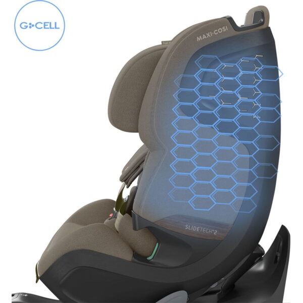 Autokreslini.lv | Pearl XL Slide PRO sēžamā daļa 40-150cm krāsa Authentic Truffle + FamilyFix Slide Pro Isofix bāze bilde #19