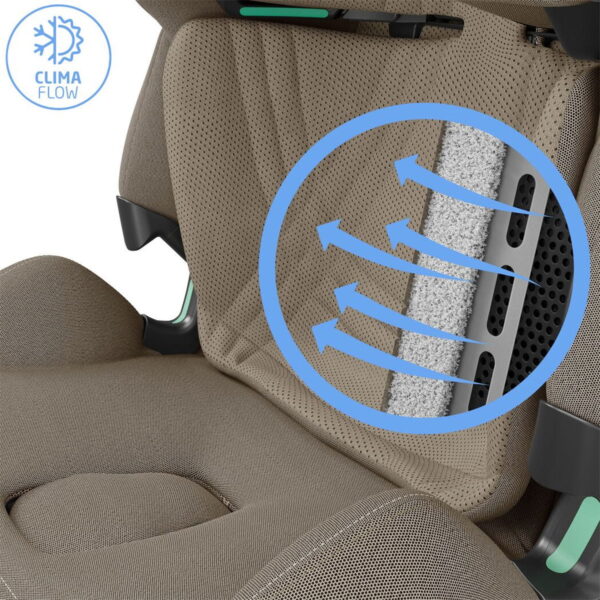 Autokreslini.lv | Pearl XL Slide PRO sēžamā daļa 40-150cm krāsa Authentic Truffle + FamilyFix Slide Pro Isofix bāze bilde #21
