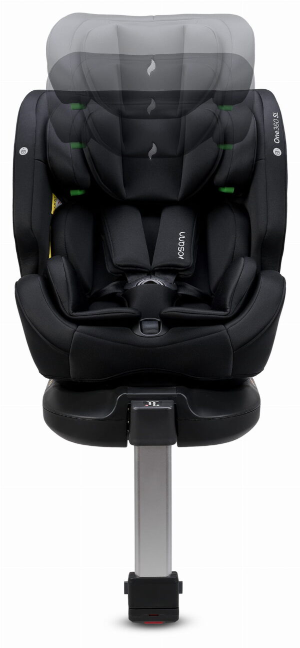 Autokreslini.lv | One360 SL i-Size autokrēsliņš 40-150cm krāsa All Black bilde #33