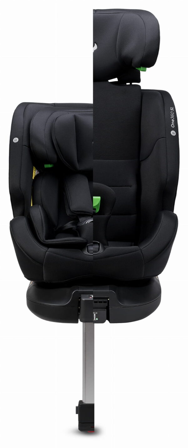 Autokreslini.lv | One360 SL i-Size autokrēsliņš 40-150cm krāsa All Black bilde #41