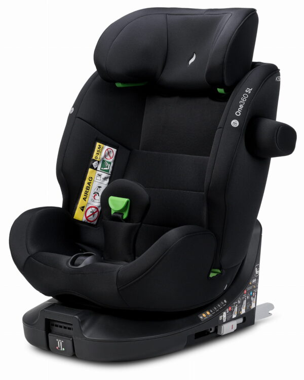 Autokreslini.lv | One360 SL i-Size autokrēsliņš 40-150cm krāsa All Black bilde #47