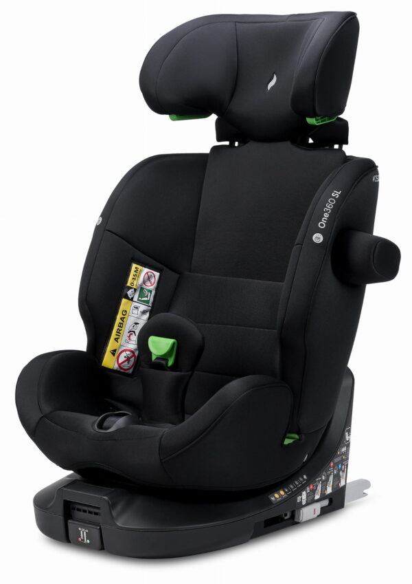 Autokreslini.lv | One360 SL i-Size autokrēsliņš 40-150cm krāsa All Black bilde #49