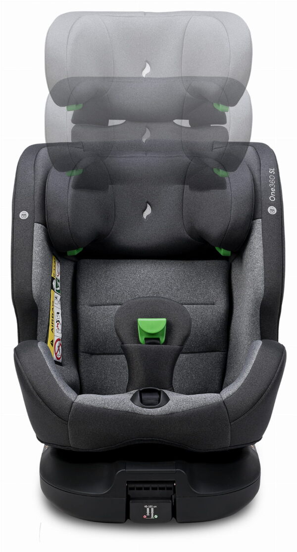 Autokreslini.lv | One360 SL i-Size autokrēsliņš 40-150cm krāsa Universe Grey bilde #49