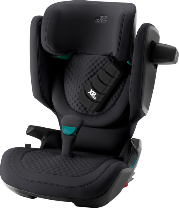Autokreslini.lv | KidFix PRO autokrēsliņš 100-150cm krāsa Onyx Black LUX bilde #1