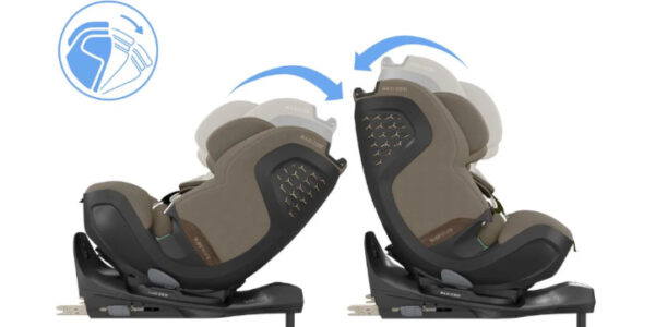 Autokreslini.lv | Pearl XL Slide PRO sēžamā daļa 40-150cm krāsa Authentic Truffle + FamilyFix Slide Pro Isofix bāze bilde #25
