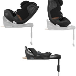 Maxi Cosi Pearl XL Slide PRO sēžamā daļa 40-150cm krāsa Authentic Black +FamilyFix Slide Pro Isofix bāze