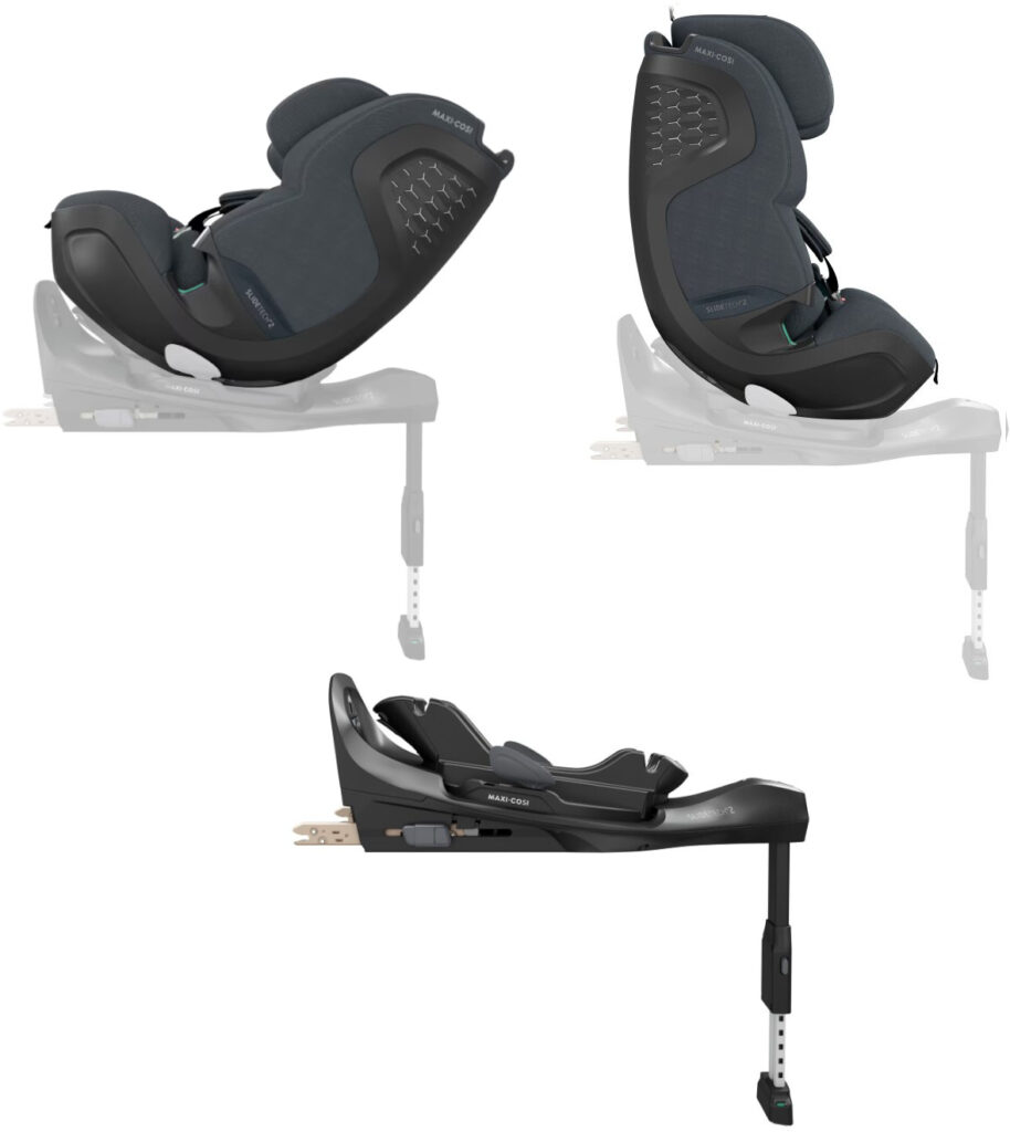 Maxi Cosi Pearl XL Slide PRO sēžamā daļa 40-150cm krāsa Authentic Graphite +FamilyFix Slide Pro Isofix bāze