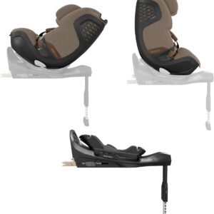 Maxi Cosi Pearl XL Slide PRO sēžamā daļa 40-150cm krāsa Authentic Truffle + FamilyFix Slide Pro Isofix bāze