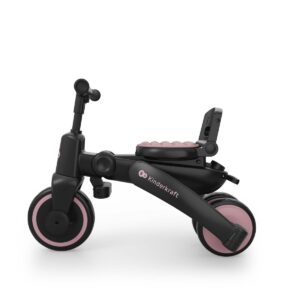 Kinderkraft Jazz 3 salokāms stumjamais trīsritenis bērniem krāsa Pink