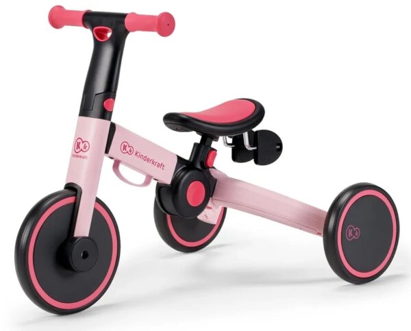 Autokreslini.lv | 4Trike salokāms skrejritenis 3in1 bērniem no 1-5gadiem krāsa Candy Pink bilde #1