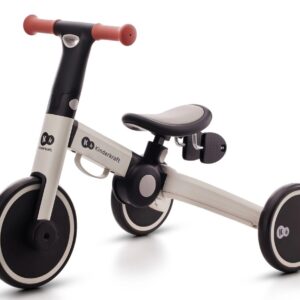 Kinderkraft 4Trike salokāms skrejritenis 3in1 bērniem no 1-5gadiem krāsa Silver