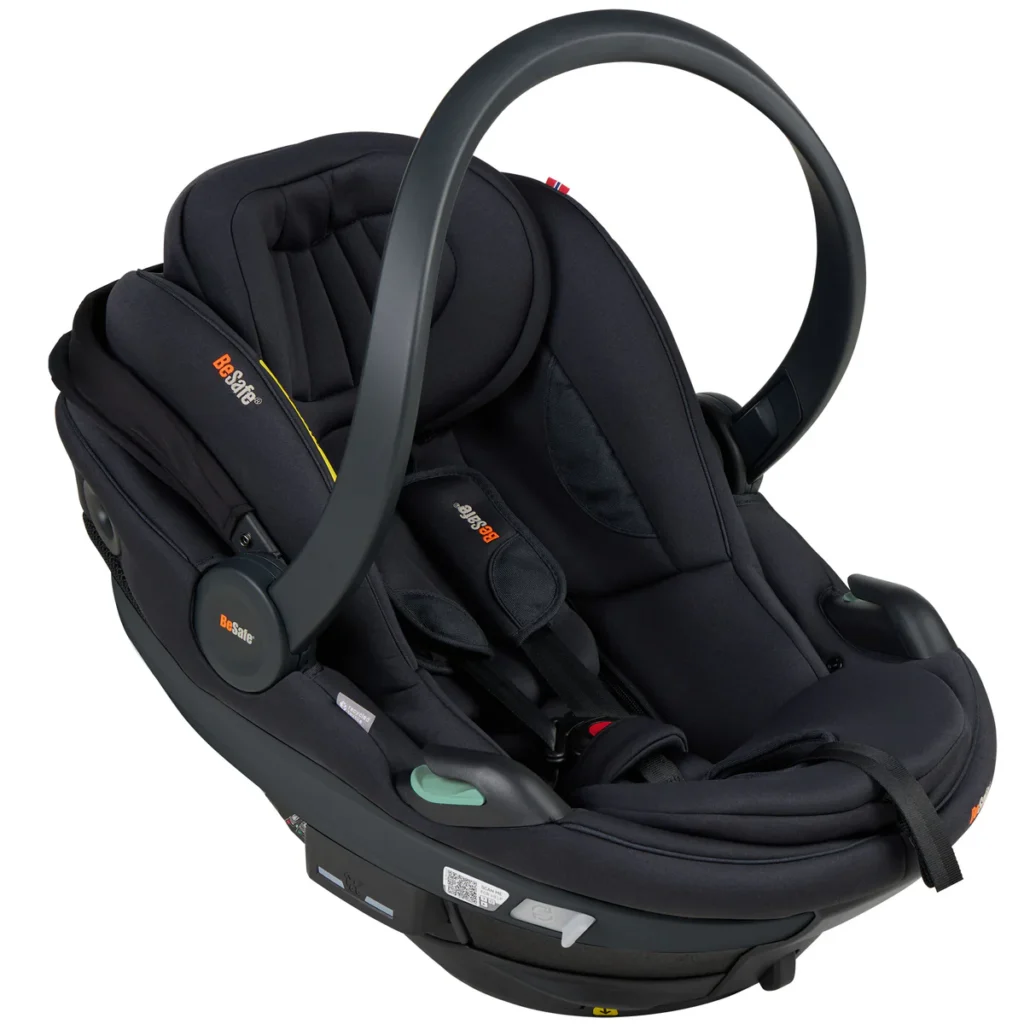 BeSafe GO Beyond 2 mazuļu autokrēsliņš 40-87cm krāsa Black