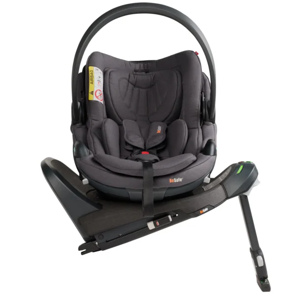Autokreslini.lv | GO Beyond 2 mazuļu autokrēsliņš 40-87cm krāsa Dark Grey Melange + Beyond Isofix bāze bilde #13