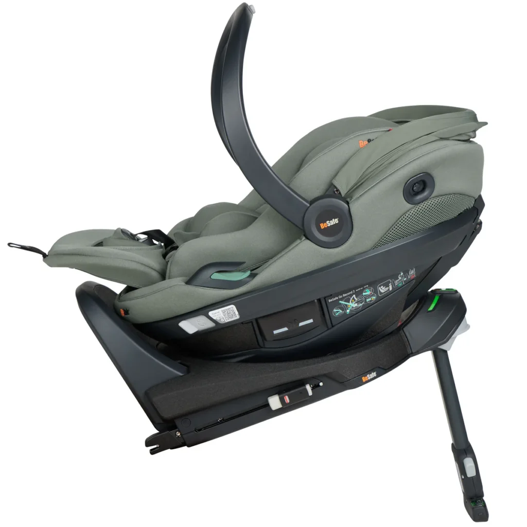BeSafe GO Beyond 2 mazuļu autokrēsliņš 40-87cm krāsa Meadow Green