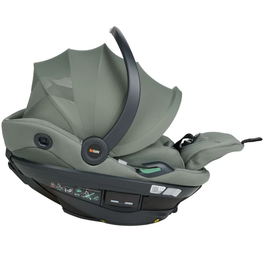 BeSafe GO Beyond 2 mazuļu autokrēsliņš 40-87cm krāsa Meadow Green
