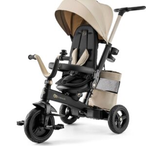 Kinderkraft Easytwist stumjamais trīsritenis bērniem 5in1 krāsa Beige