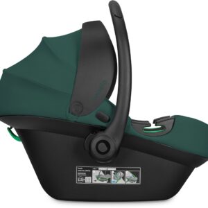 Lionelo Astrid i-Size autokrēsliņš mazuļiem 40-87cm krāsa Green Forest + Astrid Plus rotējoša Isofix bāze