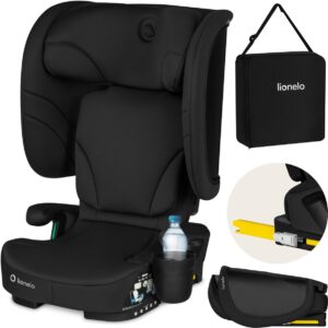 Lionelo ORIN I-Size salokāms autokrēsliņš bērniem 100-150cm krāsa Black Carbon