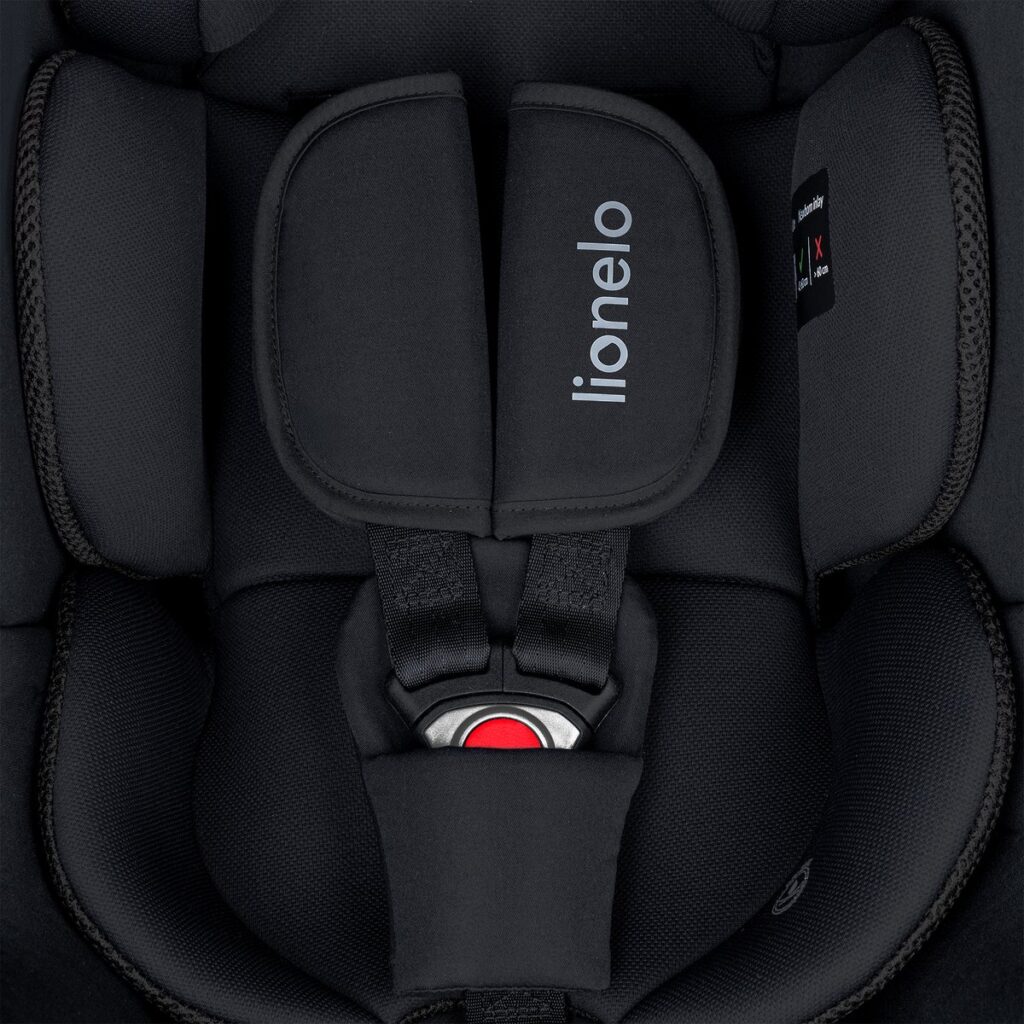 Lionelo Astrid i-Size autokrēsliņš mazuļiem 40-87cm krāsa Black Onyx + Astrid Plus rotējoša Isofix bāze