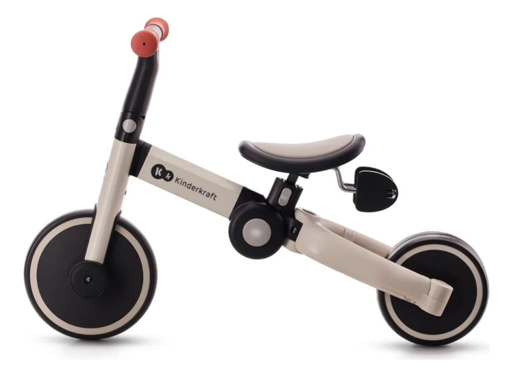 Kinderkraft 4Trike salokāms skrejritenis 3in1 bērniem no 1-5gadiem krāsa Silver