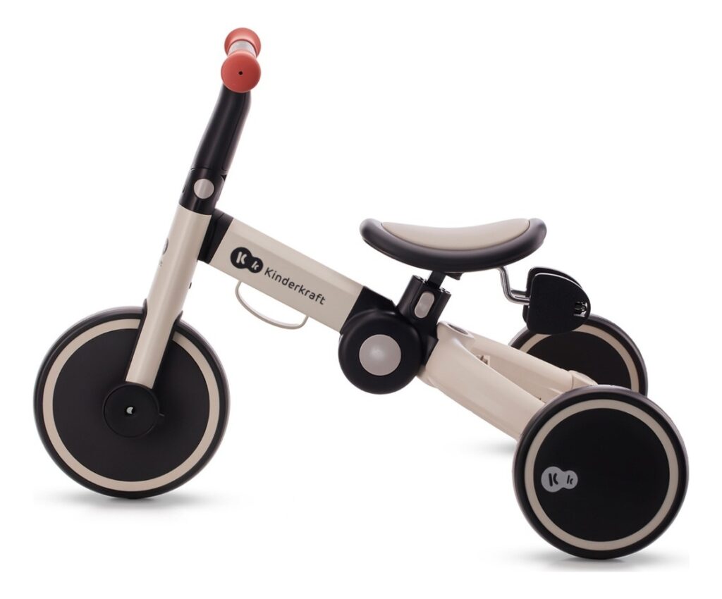 Kinderkraft 4Trike salokāms skrejritenis 3in1 bērniem no 1-5gadiem krāsa Silver