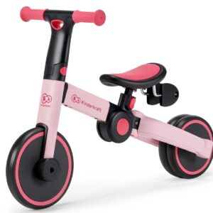 Kinderkraft 4Trike salokāms skrejritenis 3in1 bērniem no 1-5gadiem krāsa Candy Pink
