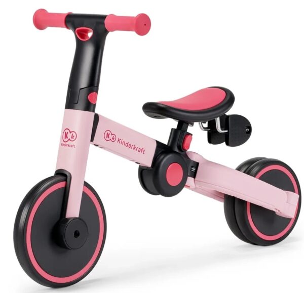 Autokreslini.lv | 4Trike salokāms skrejritenis 3in1 bērniem no 1-5gadiem krāsa Candy Pink bilde #3