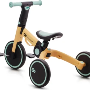 Kinderkraft 4Trike salokāms skrejritenis 3in1 bērniem no 1-5gadiem krāsa Sunflower Yellow