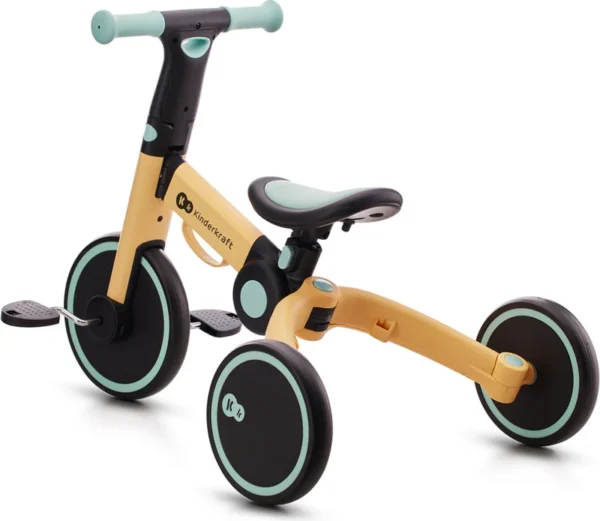 Autokreslini.lv | 4Trike salokāms skrejritenis 3in1 bērniem no 1-5gadiem krāsa Sunflower Yellow bilde #9