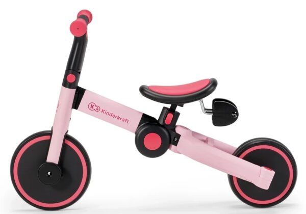 Autokreslini.lv | 4Trike salokāms skrejritenis 3in1 bērniem no 1-5gadiem krāsa Candy Pink bilde #5