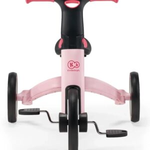 Kinderkraft 4Trike salokāms skrejritenis 3in1 bērniem no 1-5gadiem krāsa Candy Pink