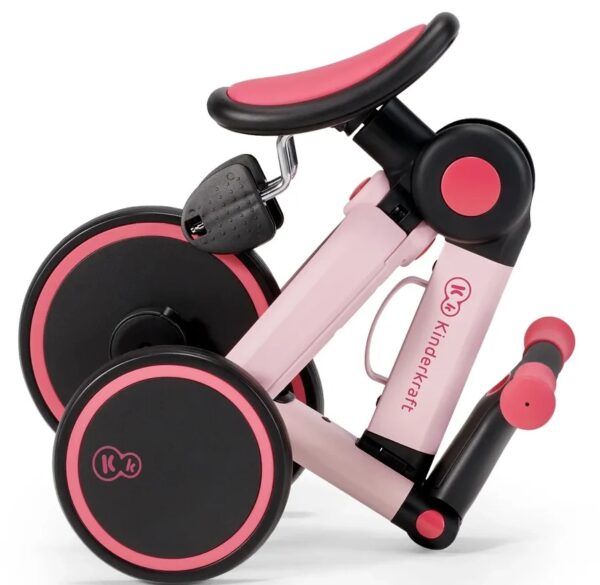 Autokreslini.lv | 4Trike salokāms skrejritenis 3in1 bērniem no 1-5gadiem krāsa Candy Pink bilde #11