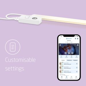 Maxi Cosi Glow Crib Light viedais apgaismojums zem bērnu gultiņas Wi-Fi