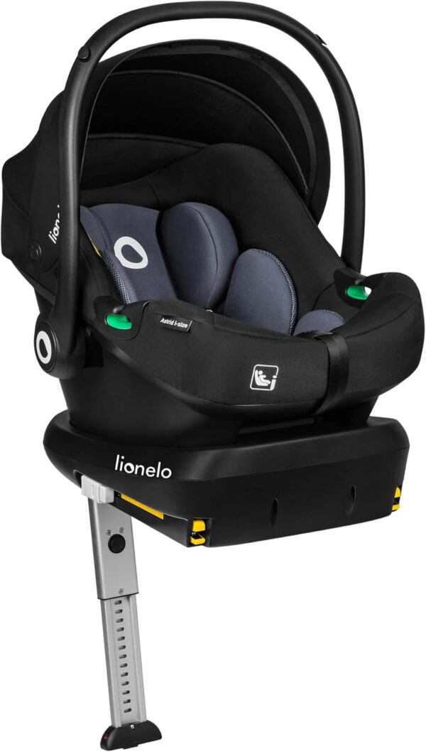 Autokreslini.lv | Astrid i-Size autokrēsliņš 40-87cm krāsa Black Grey + Astrid Isofix bāze bilde #1