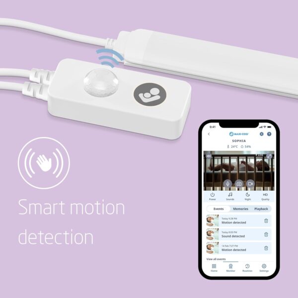 Autokreslini.lv | Glow Crib Light viedais apgaismojums zem bērnu gultiņas Wi-Fi bilde #5