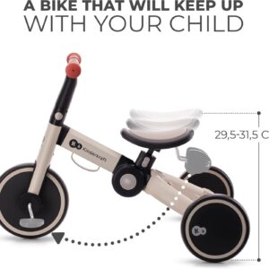 Kinderkraft 4Trike salokāms skrejritenis 3in1 bērniem no 1-5gadiem krāsa Silver